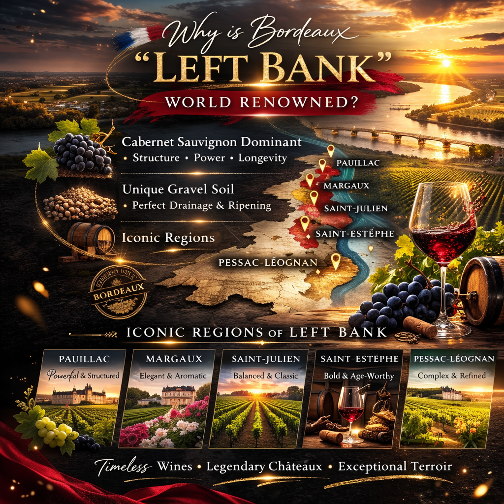 🍷✨ ทำไม Bordeaux “Left Bank” ถึงดังระดับโลก?