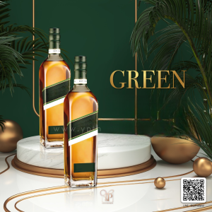 JOHNNIE WALKER GREEN ISLAND & GREEN LABEL