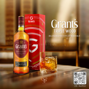 GRANT'S TRIPLE WOOD BLENDED SCOTCH WHISKY – วิสกี้ที่ผ่านการบ่มในถังไม้สามชนิด
