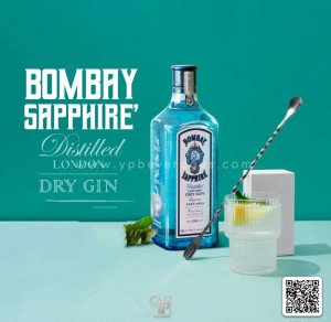 BOMBAY SAPPHIRE LONDON DRY GIN (1 ลิตร)