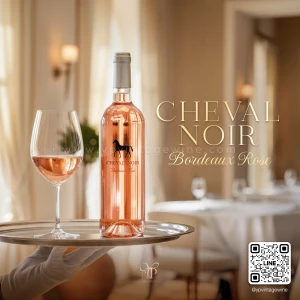 CHEVAL NOIR BORDEAUX ROSÉ 2024