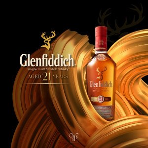 GLENFIDDICH 21 YEARS OLD GRAN RESERVA SINGLE MALT SCOTCH WHISKY