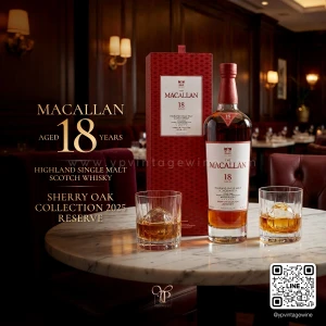 THE MACALLAN SHERRY OAK CASK 18 YEARS OLD