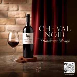 CHEVAL NOIR BORDEAUX RED 2023