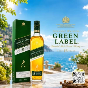 JOHNNIE WALKER GREEN ISLAND & GREEN LABEL