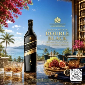 (JW) JOHNNIE WALKER DOUBLE BLACK LABEL ขนาดลิตร พร้อมส่งทันที! แท้ 100% ถูกที่สุด