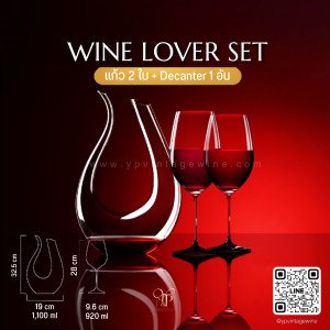 PREMIUM WINE GLASS & DECANTER SET | ชุดแก้วไวน์คริสตัล พร้อมดีแคนเตอร์
