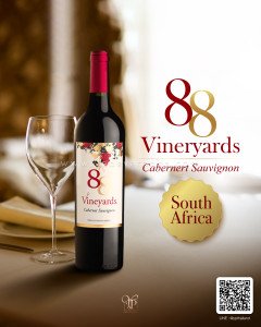 88 VINEYARDS CABERNET SAUVIGNON แสตมป์ไทย